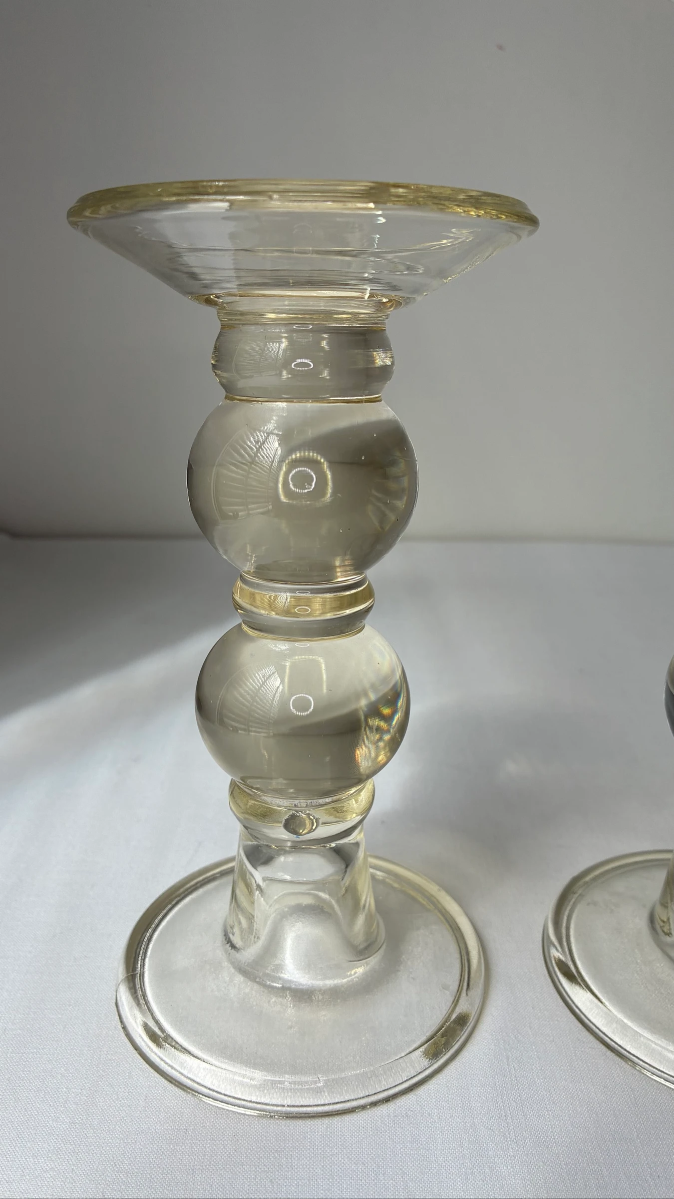 Candelabros de vidro (conjunto de 2) – photo 3